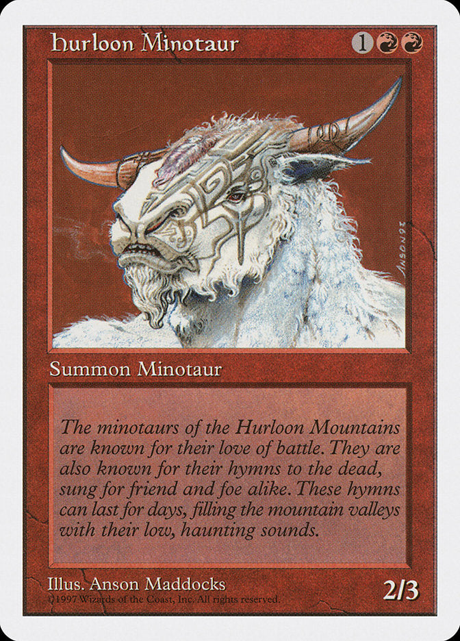 Minotauro de Hurloon / Hurloon Minotaur - Magic: The Gathering - MoxLand