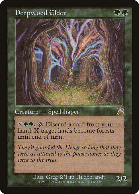 Ancião de Deepwood / Deepwood Elder - Magic: The Gathering - MoxLand