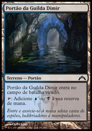 Portão da Guilda Dimir / Dimir Guildgate - Magic: The Gathering - MoxLand