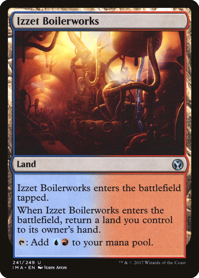 Fábrica de Caldeira Izzet / Izzet Boilerworks - Magic: The Gathering - MoxLand