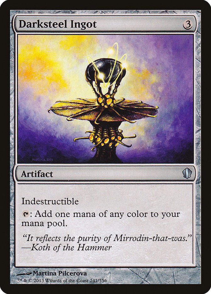 Lingote de Aço Negro / Darksteel Ingot - Magic: The Gathering - MoxLand