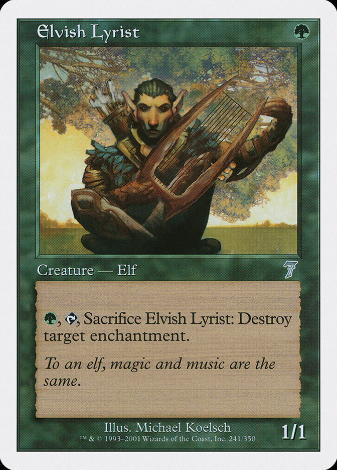 Elfo Lirista / Elvish Lyrist - Magic: The Gathering - MoxLand