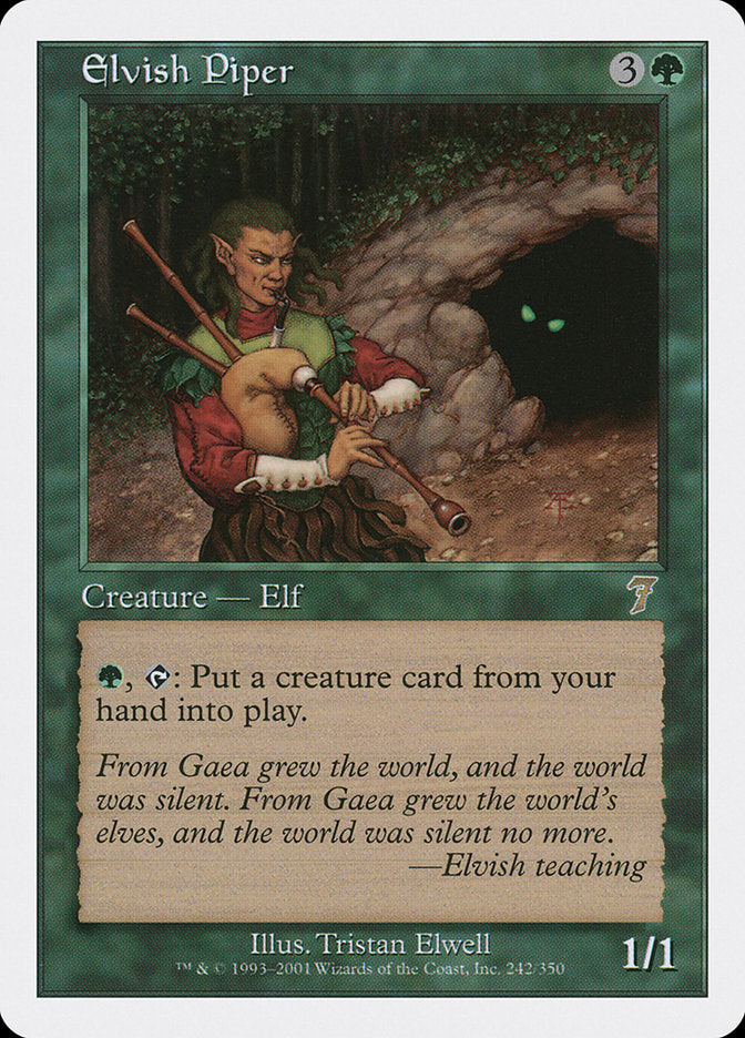 Elfo Flautista / Elvish Piper - Magic: The Gathering - MoxLand