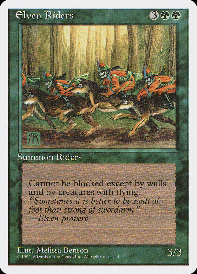 Ginetes Élficos / Elven Riders - Magic: The Gathering - MoxLand