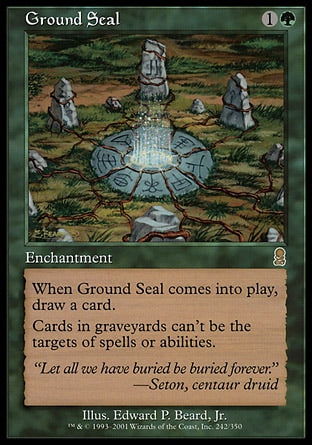 Selo da Terra / Ground Seal - Magic: The Gathering - MoxLand