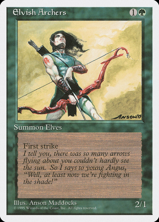 Arqueiros Élficos / Elvish Archers - Magic: The Gathering - MoxLand