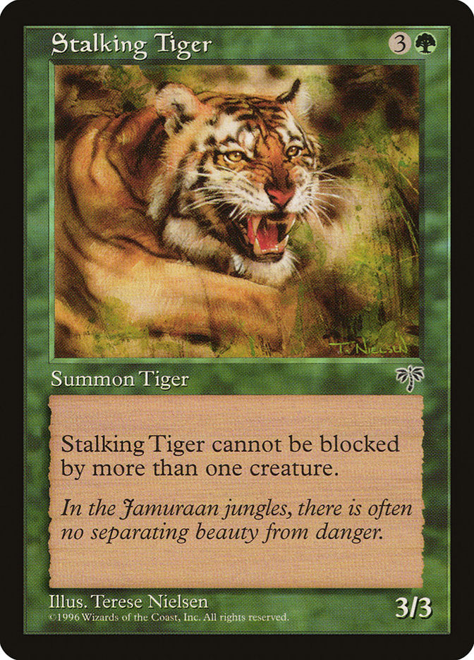 Tigre Caçador / Stalking Tiger - Magic: The Gathering - MoxLand