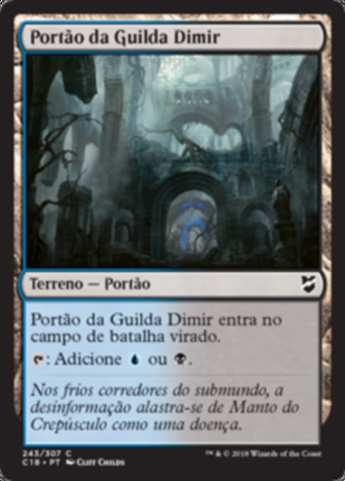 Portão da Guilda Dimir / Dimir Guildgate - Magic: The Gathering - MoxLand