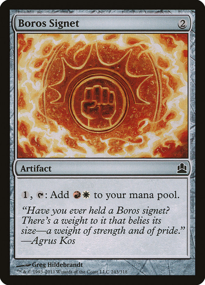 Sinete Boros / Boros Signet - Magic: The Gathering - MoxLand