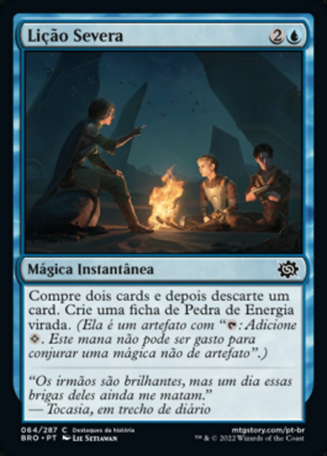 Lição Severa / Stern Lesson - Magic: The Gathering - MoxLand