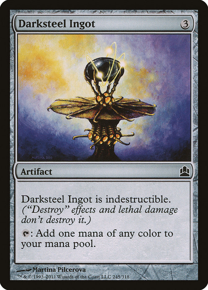 Lingote de Aço Negro / Darksteel Ingot - Magic: The Gathering - MoxLand