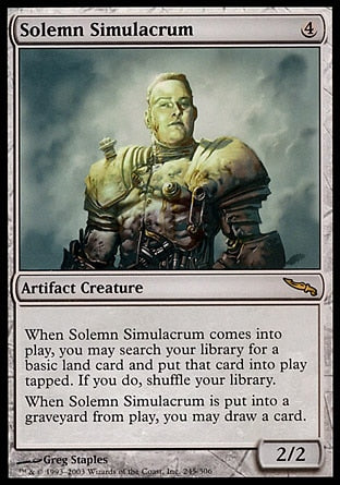 Simulacro Solene / Solemn Simulacrum - Magic: The Gathering - MoxLand