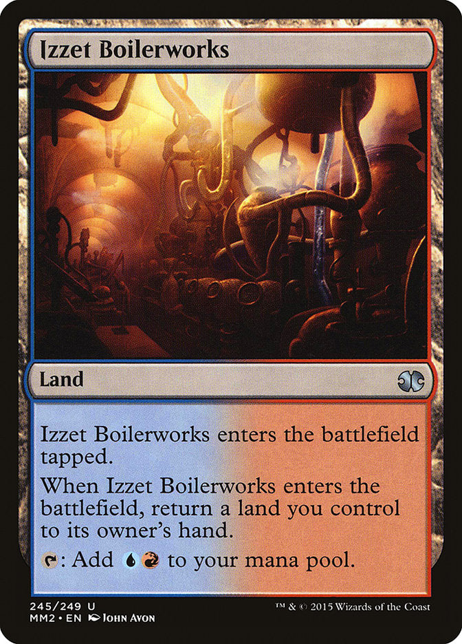 Fábrica de Caldeira Izzet / Izzet Boilerworks - Magic: The Gathering - MoxLand