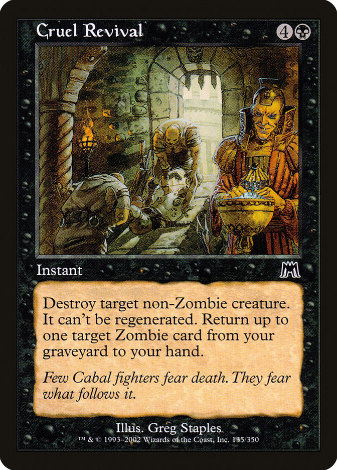 Renascimento Cruel / Cruel Revival - Magic: The Gathering - MoxLand