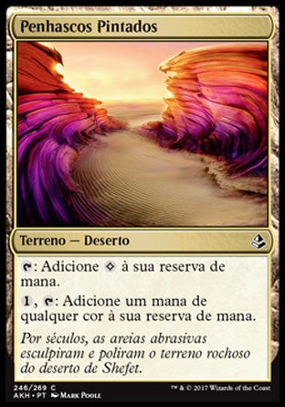 Penhascos Pintados / Painted Bluffs - Magic: The Gathering - MoxLand