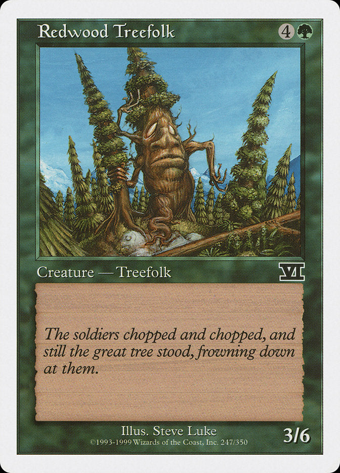 Ents de Redwood / Redwood Treefolk - Magic: The Gathering - MoxLand