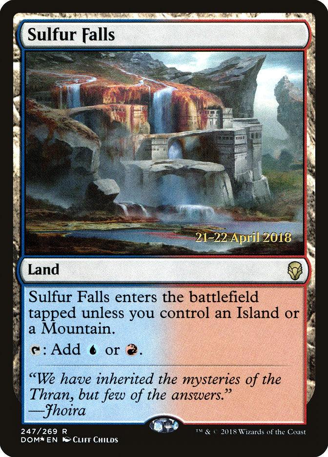 Cascata de Enxofre / Sulfur Falls - Magic: The Gathering - MoxLand