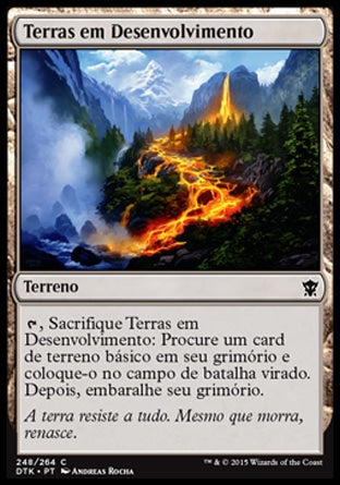 Terras em Desenvolvimento / Evolving Wilds - Magic: The Gathering - MoxLand