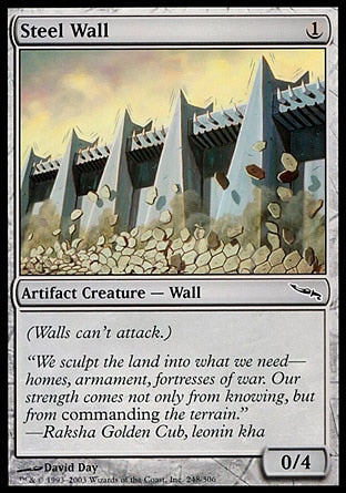 Barreira de Aço / Steel Wall - Magic: The Gathering - MoxLand