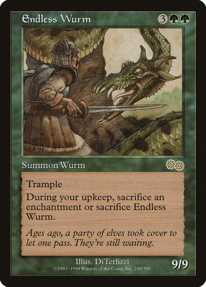 Vorme Interminável / Endless Wurm - Magic: The Gathering - MoxLand