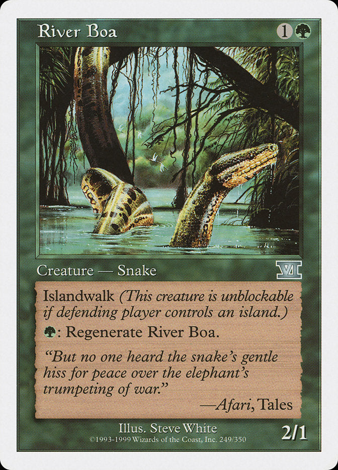 Jibóia / River Boa - Magic: The Gathering - MoxLand