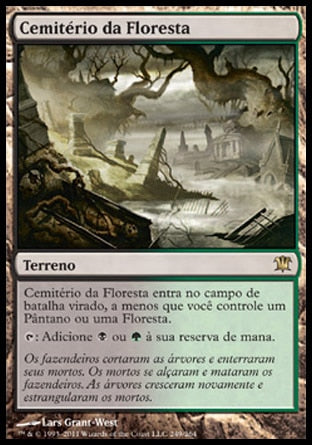 Cemitério da Floresta / Woodland Cemetery - Magic: The Gathering - MoxLand