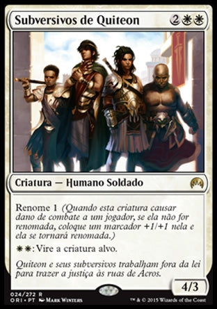 Subversivos de Quiteon / Kytheon's Irregulars - Magic: The Gathering - MoxLand