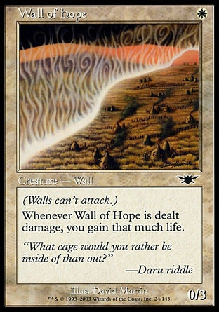 Barreira de Esperança / Wall of Hope - Magic: The Gathering - MoxLand