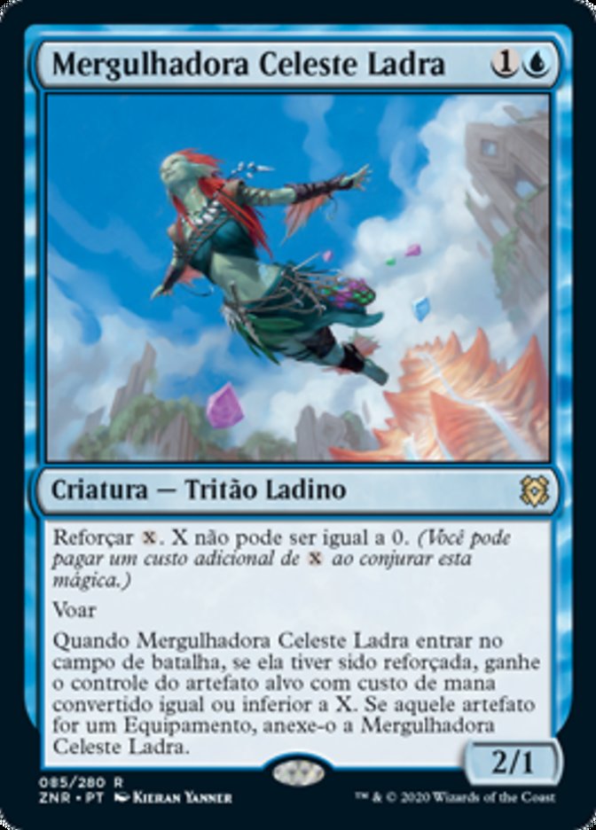 Mergulhadora Celeste Ladra / Thieving Skydiver - Magic: The Gathering - MoxLand