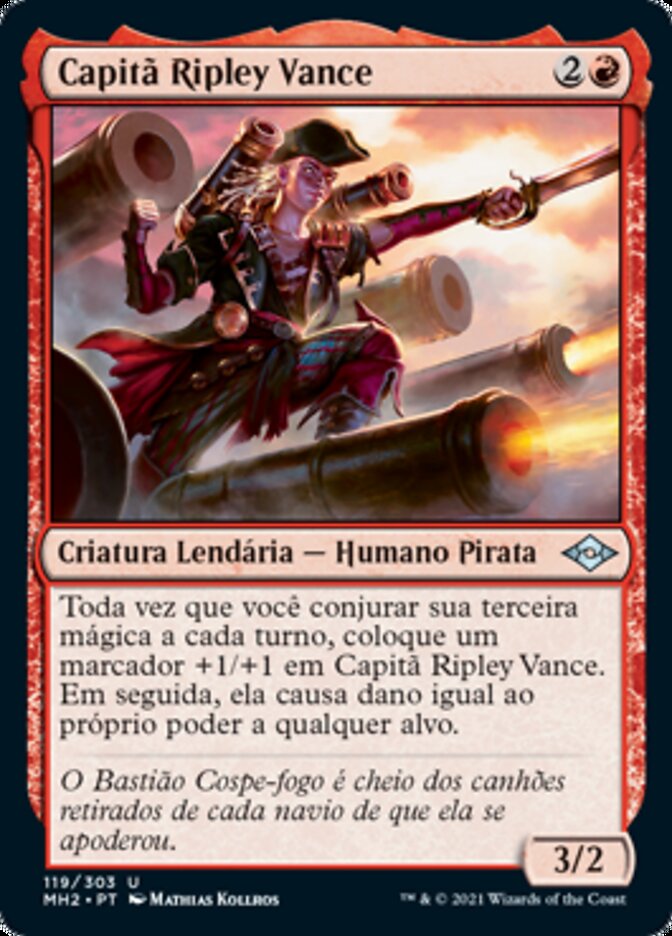 Capitã Ripley Vance / Captain Ripley Vance - Magic: The Gathering - MoxLand