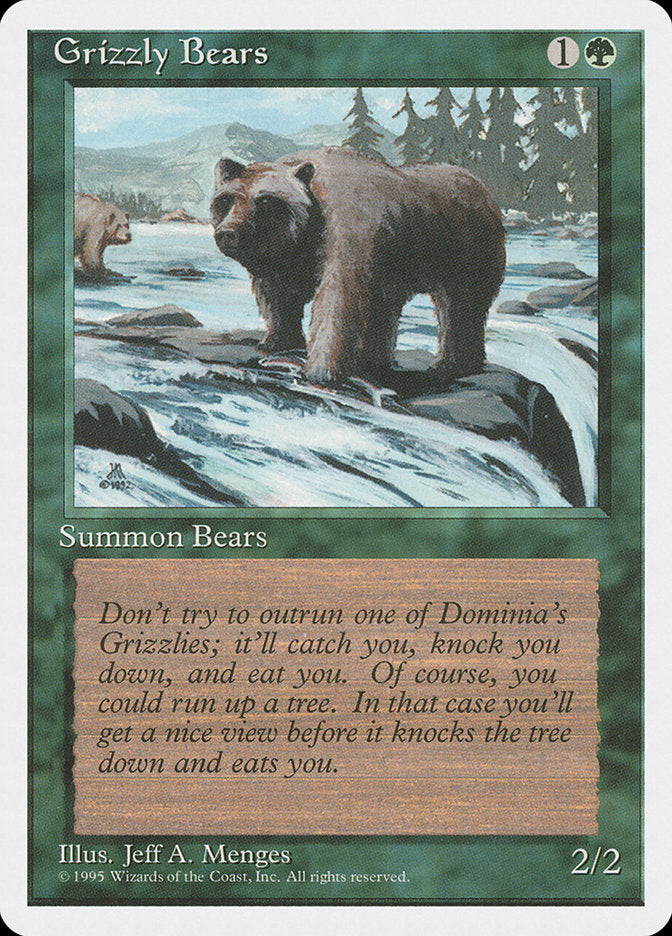 Ursos Cinzentos / Grizzly Bears - Magic: The Gathering - MoxLand