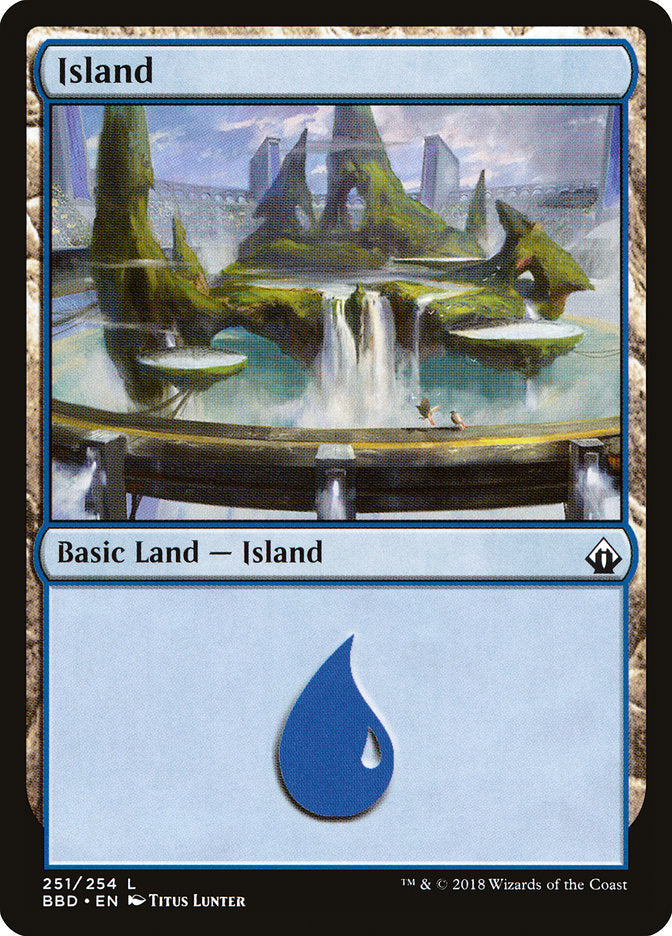 Ilha / Island - Magic: The Gathering - MoxLand