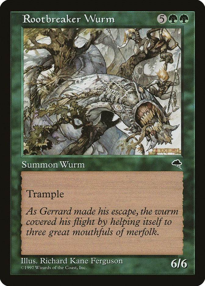 Vorme Romperraízes / Rootbreaker Wurm - Magic: The Gathering - MoxLand