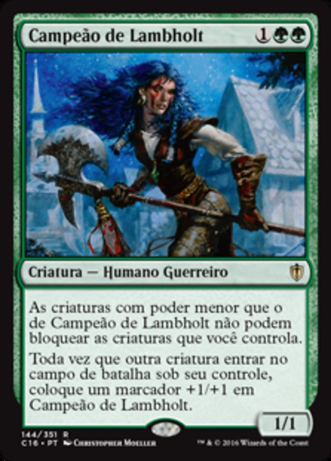 Campeão de Lambholt / Champion of Lambholt - Magic: The Gathering - MoxLand