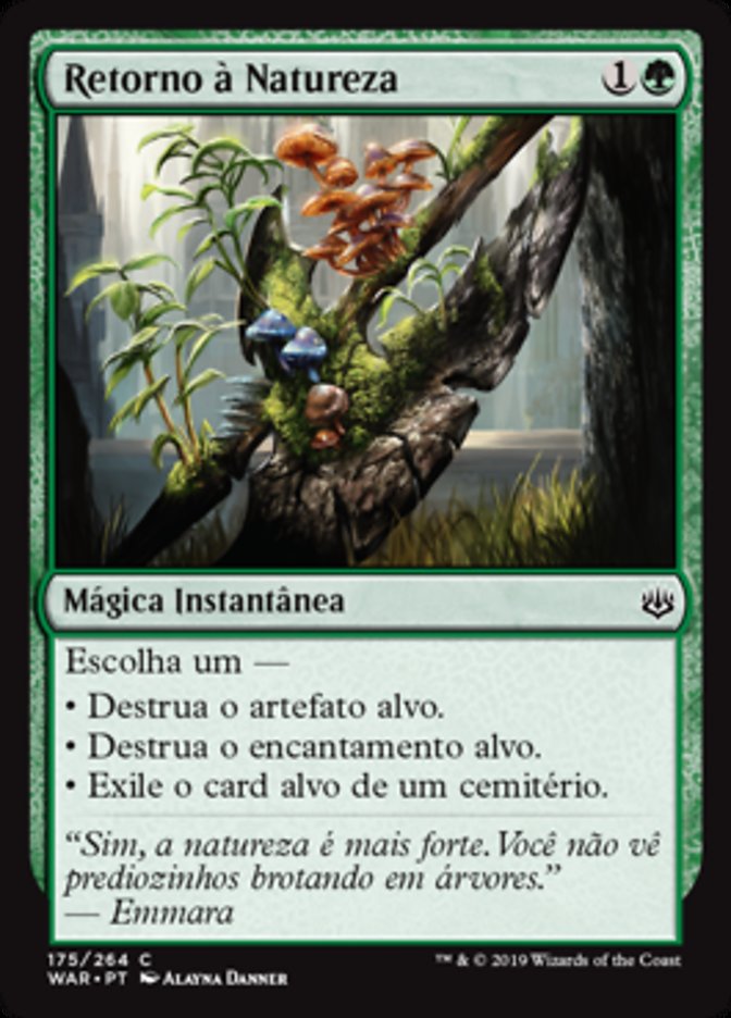 Retorno à Natureza / Return to Nature - Magic: The Gathering - MoxLand