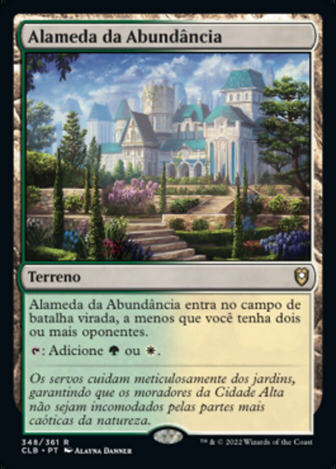 Alameda da Abundância / Bountiful Promenade - Magic: The Gathering - MoxLand