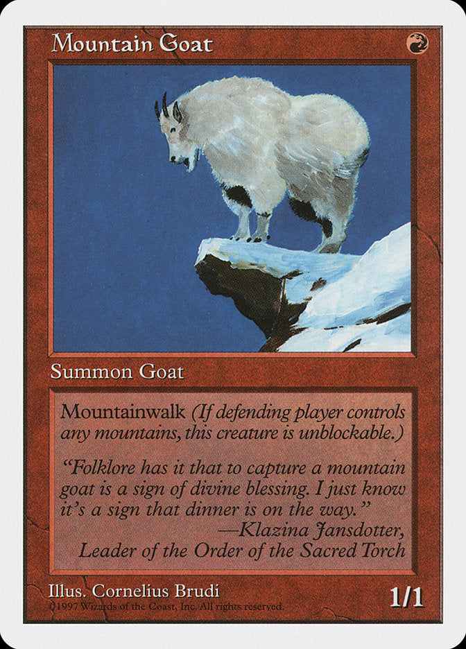 Cabrito Montês / Mountain Goat - Magic: The Gathering - MoxLand