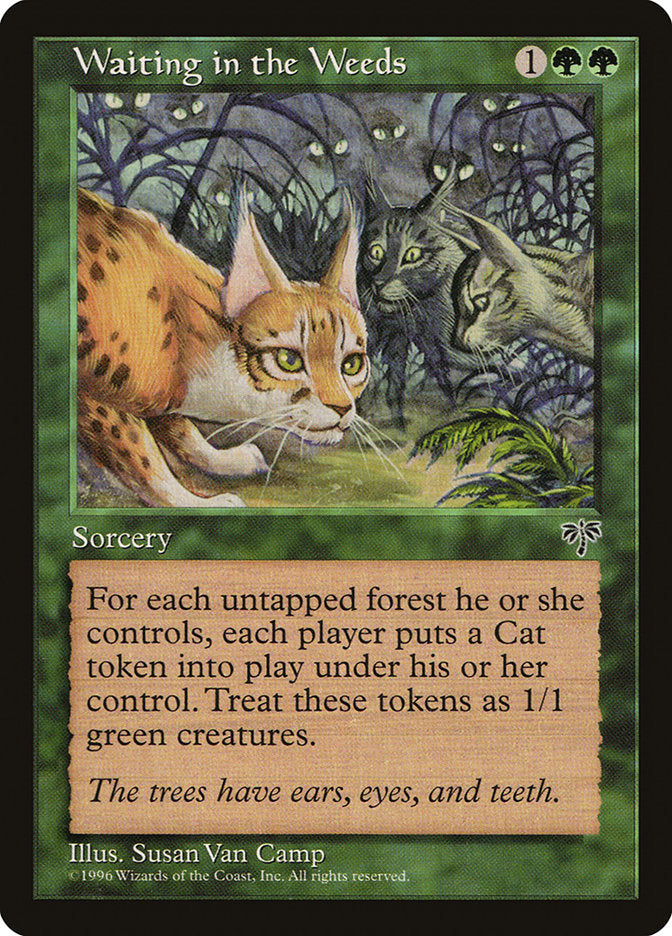 Espreita Entre Arbustos / Waiting in the Weeds - Magic: The Gathering - MoxLand