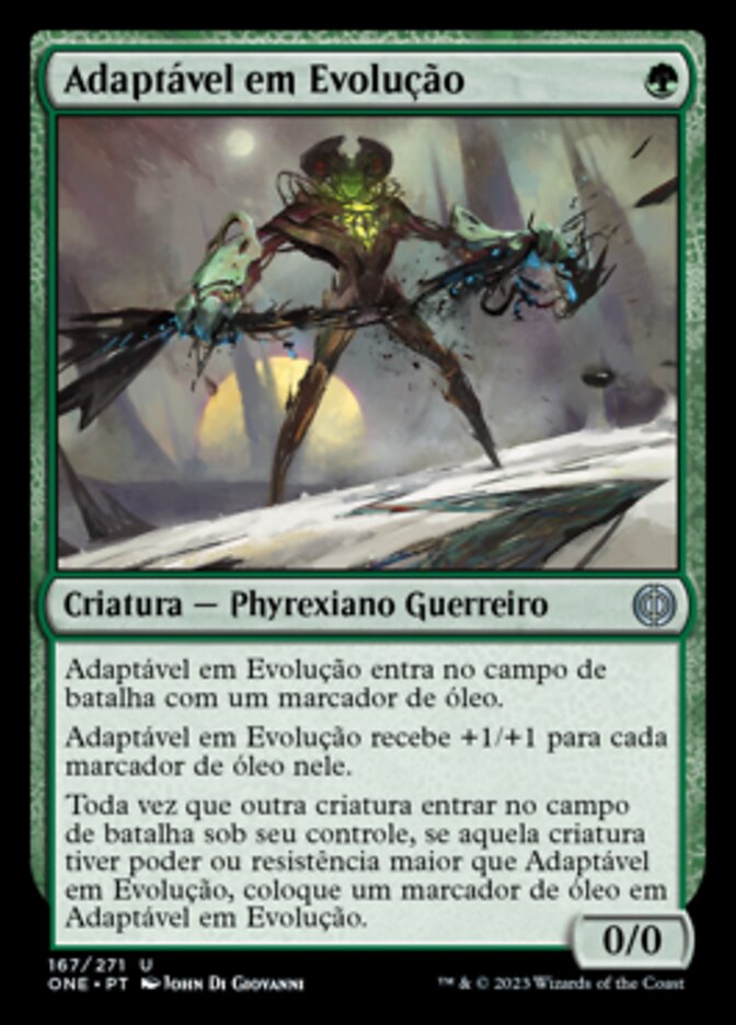 Adaptável em Evolução / Evolving Adaptive - Magic: The Gathering - MoxLand