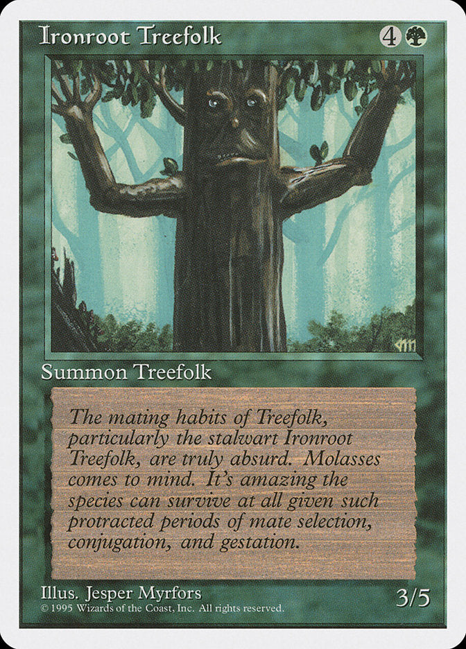 Ents das Raízes de Ferro / Ironroot Treefolk - Magic: The Gathering - MoxLand