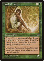 Barreira de Raízes / Wall of Roots - Magic: The Gathering - MoxLand