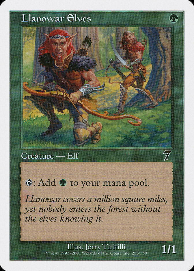 Elfos de Llanowar / Llanowar Elves - Magic: The Gathering - MoxLand