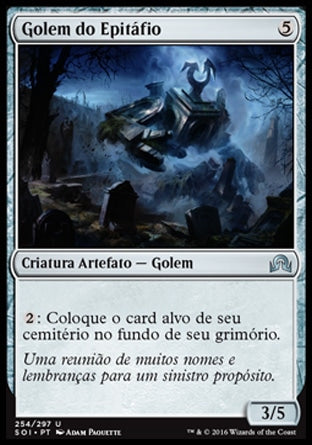 Golem do Epitáfio / Epitaph Golem - Magic: The Gathering - MoxLand