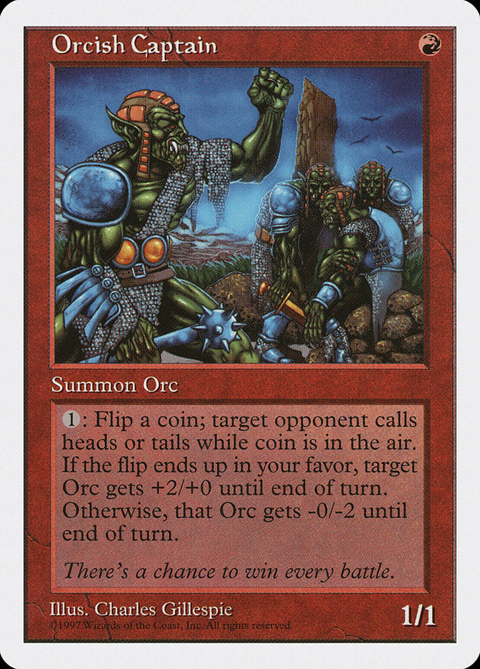 Capitão Orc / Orcish Captain - Magic: The Gathering - MoxLand