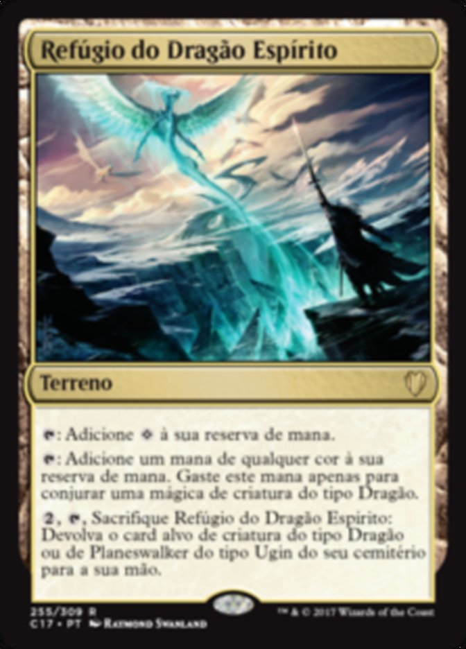 Refúgio do Dragão Espírito / Haven of the Spirit Dragon - Magic: The Gathering - MoxLand