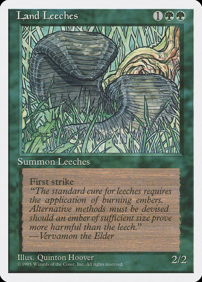 Sanguessugas Terrestres / Land Leeches - Magic: The Gathering - MoxLand