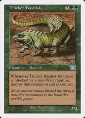 Basilisco do Bosque / Thicket Basilisk - Magic: The Gathering - MoxLand