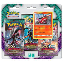 Blister Triplo - Sol e Lua 2 Guardiões Ascendentes Turtonator - Pokémon TCG - MoxLand