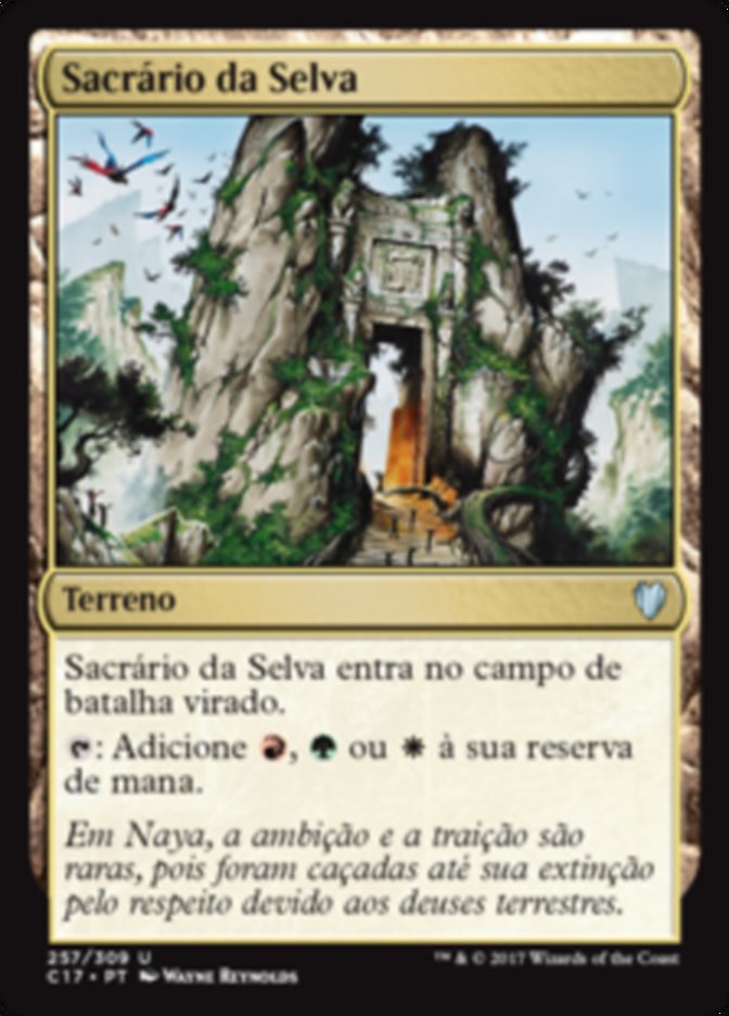 Sacrário da Selva / Jungle Shrine - Magic: The Gathering - MoxLand