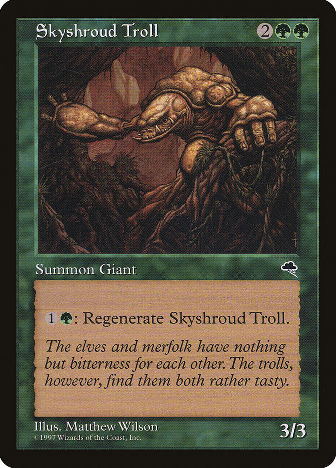 Trol de Skyshroud / Skyshroud Troll - Magic: The Gathering - MoxLand